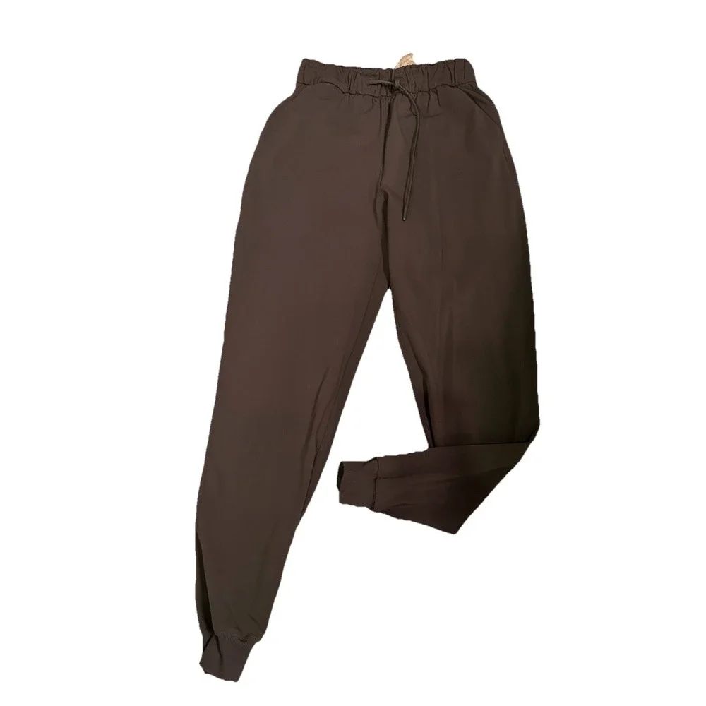 Lululemon Keep it Moving Jogger Drawstring‎ Olive Green Casual Pants Size 4